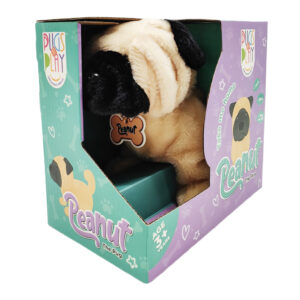 Pugs at Play Peanut the Pug Walking Interactive Plush Dog Toy