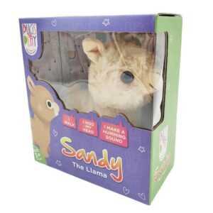 Pugs at Play Sandy the Walking Llama Interactive Plush Toy