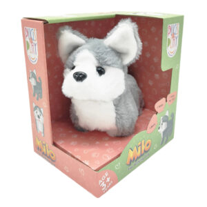 Pugs at Play Milo the Walking Dog - Interactive Husky Plush Toy